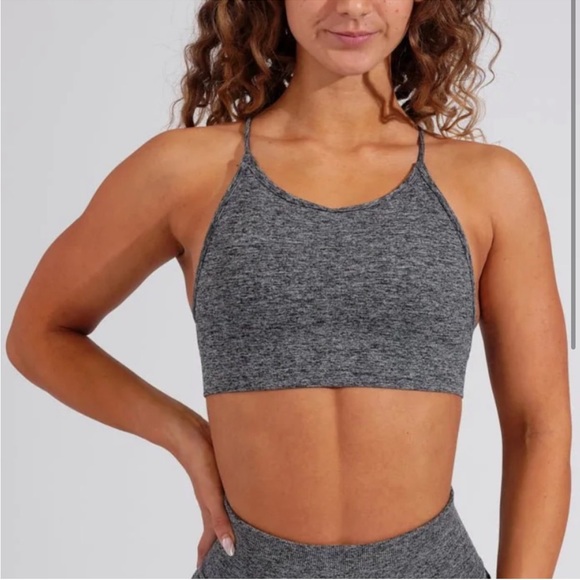 Buffbunny Collection Resource Seamless Bra in Granite - Picture 2 of 5